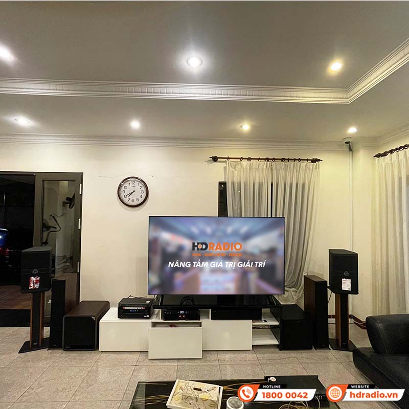 Lắp đặt Hệ thống âm thanh tổng hợp đẳng cấp cho anh Danh ở Hồ Chí Minh