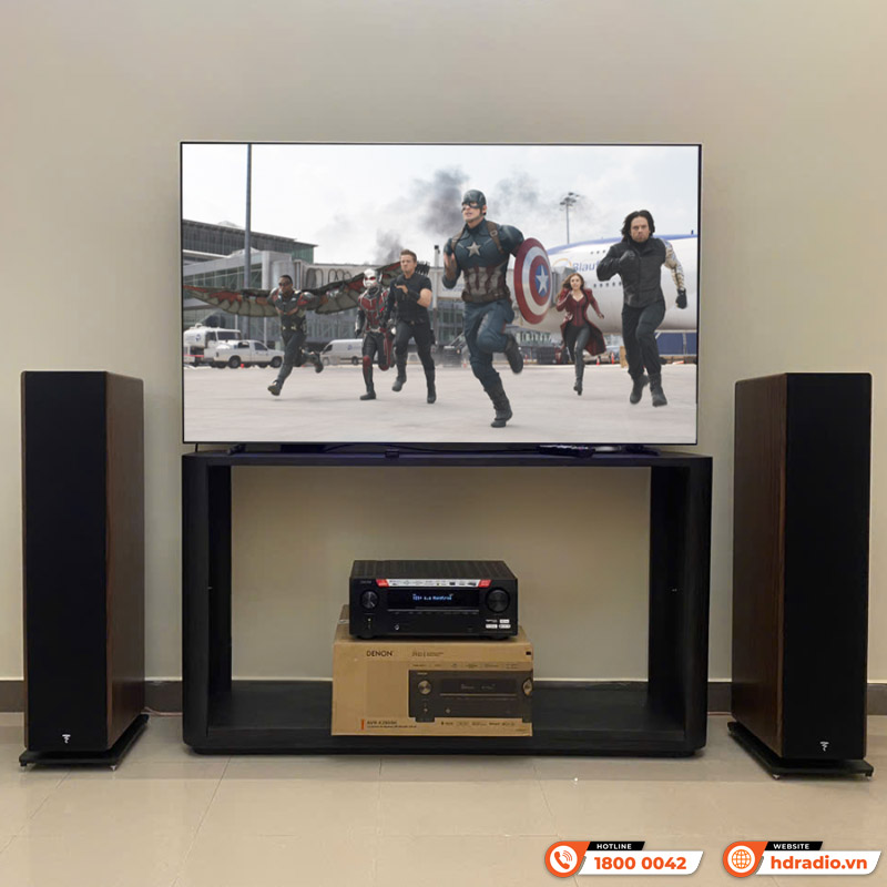 Amply Denon AVR-X2800H, 7.2 kênh, 95W (8 ohms), 8K Ultra HD, Bluetooth, USB, HEOS-16