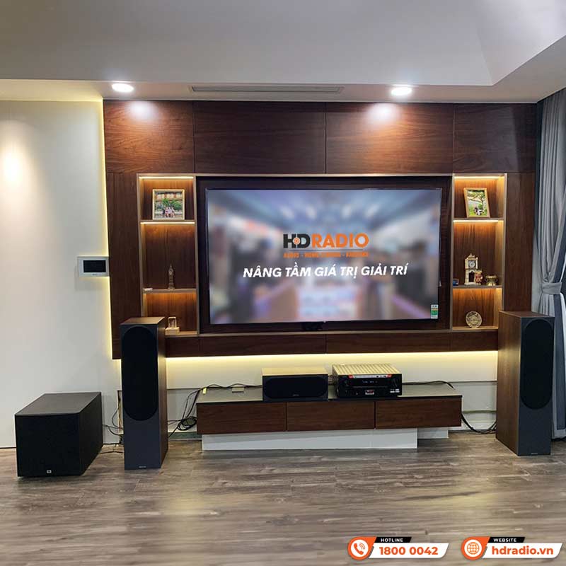 Ảnh thực tế Loa Monitor Audio Bronze 500 tại công trình HDRadio lắp đặt
