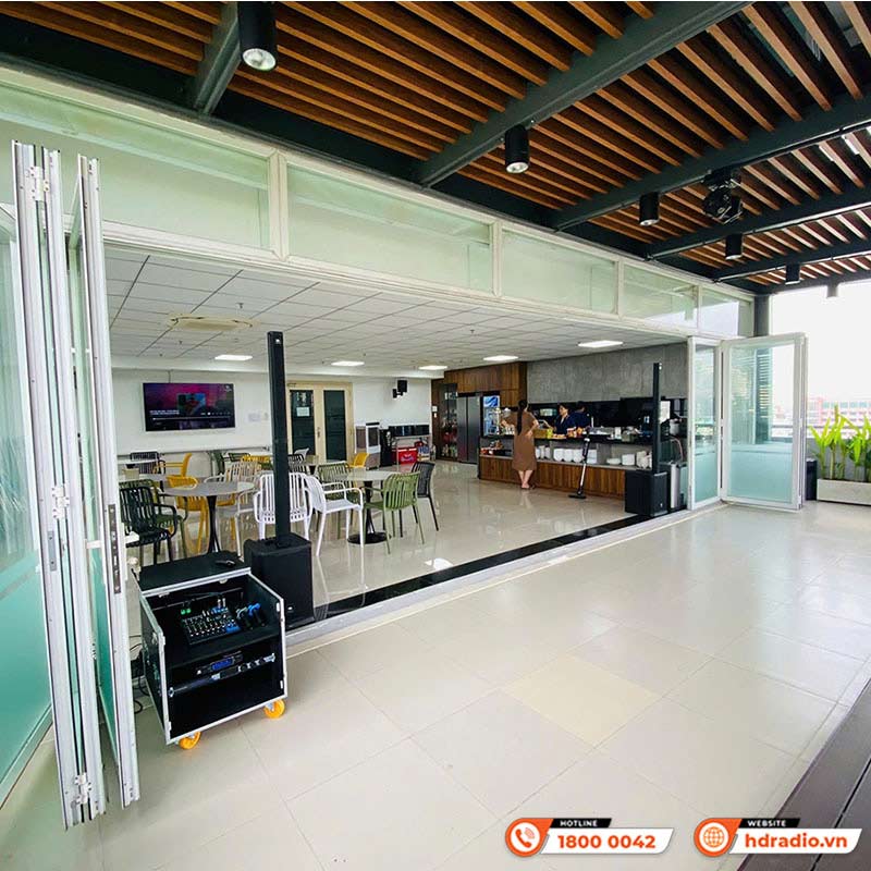 Lắp đặt hệ thống âm thanh biểu diễn cho Công ty Cổ phần xây dựng Phước Thành