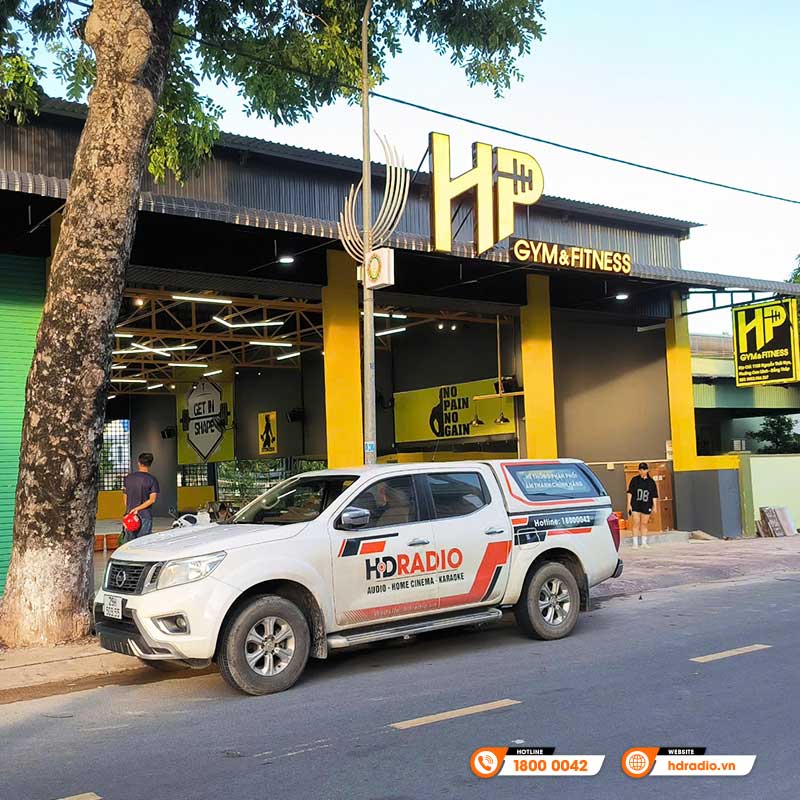 Lắp đặt Hệ thống âm thanh cực chất trị giá hơn 47 triệu đồng cho HP Gym & Fitness