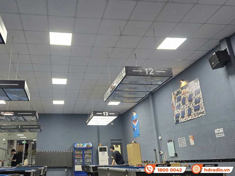 Lắp đặt hệ thống âm thanh cực chất trị giá gần 18 triệu đồng cho quán Quán Bi-a của anh Thông