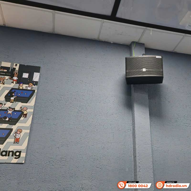 Lắp đặt hệ thống âm thanh cực chất trị giá gần 18 triệu đồng cho quán Quán Bi-a của anh Thông