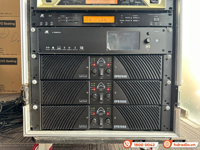 Cục công suất Wharfedale CPD2600, 650W x 2 Kênh-11