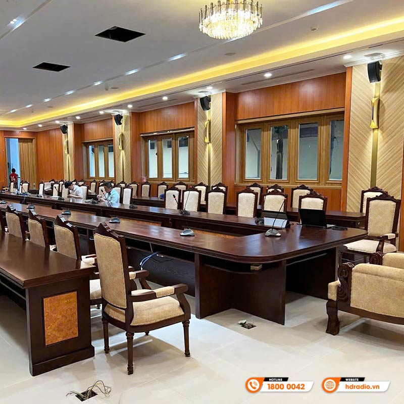 Lắp đặt hệ thống âm thanh phòng họp, hội trường cho Công ty Cổ phần ICD Tân Cảng - Long Bình