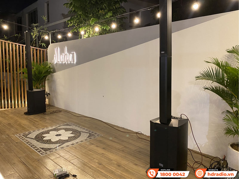 Lắp đặt hệ thống âm thanh karaoke Sân Khấu trị giá hơn 45 triệu đồng tại quán Cafe Aloha