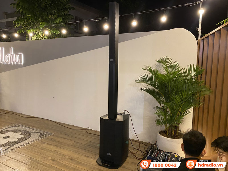 Lắp đặt hệ thống âm thanh karaoke Sân Khấu trị giá hơn 45 triệu đồng tại quán Cafe Aloha