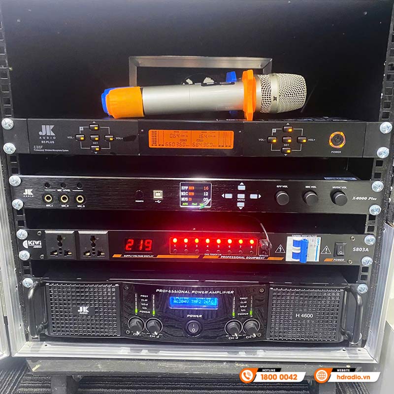 Cục công suất JKAudio H4600, 600W x 4 Kênh, Class H-15