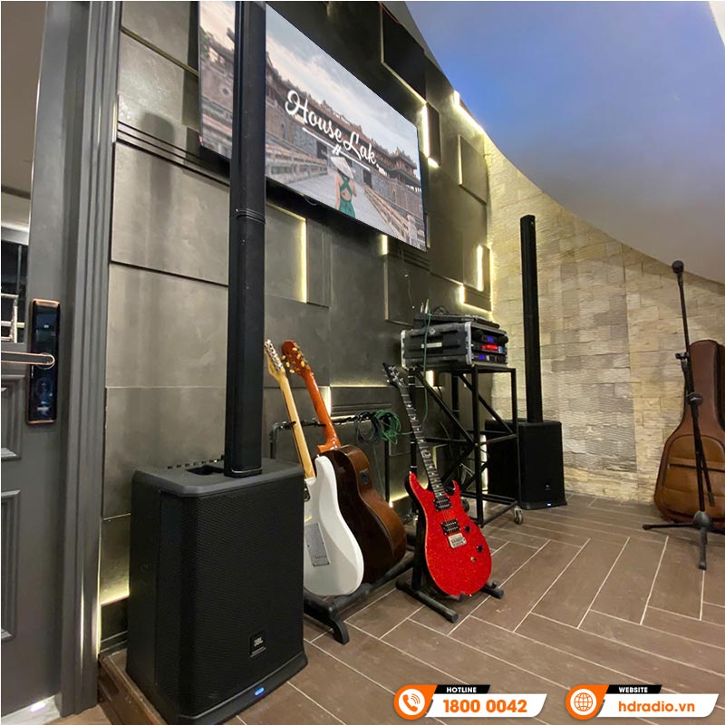 Dàn âm thanh sân khấu biểu diễn Column Array SK17 (JBL PRX ONE, KX180A, VM200, Yamaha MG12XU, Tủ Rack ABS 4U)-1