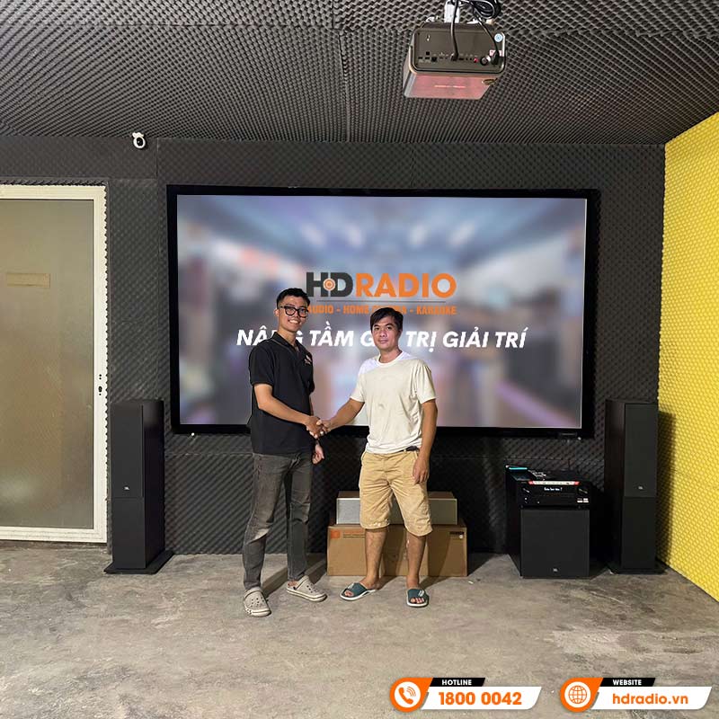 Lắp đặt hệ thống âm thanh trình chiếu cho anh Nguyên ở Khánh Hoà Lắp đặt hệ thống âm thanh trình chiếu cho anh Nguyên ở Khánh Hoà