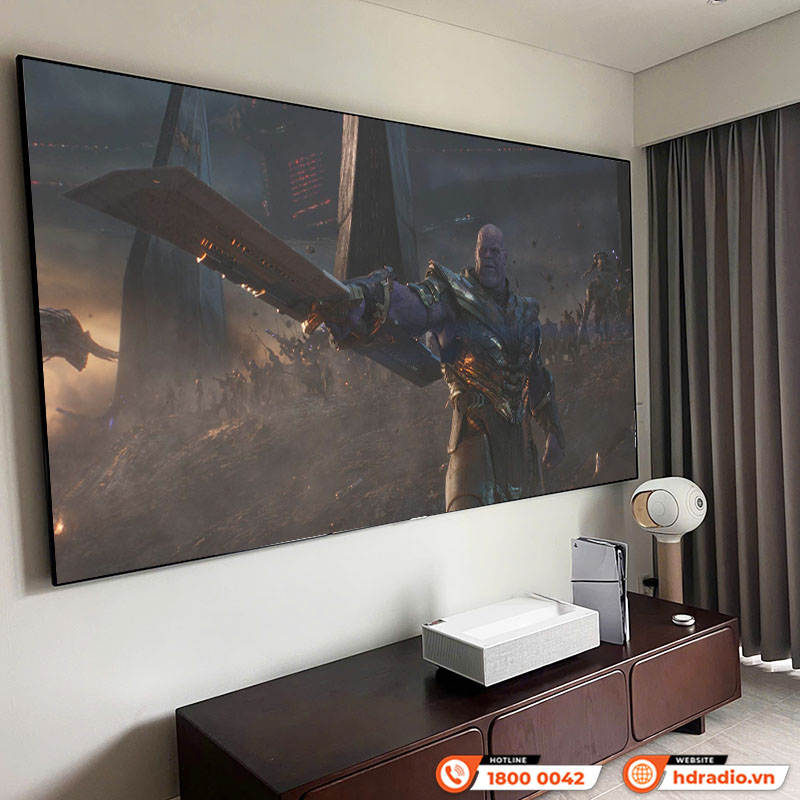 Máy Chiếu Siêu Gần LG HU715QW, 2500 ANSI Lumen, 4K UHD (3840 x 2160) 80-120 inch, Wifi, HDMI, USB, Remote Magic Lighting-17