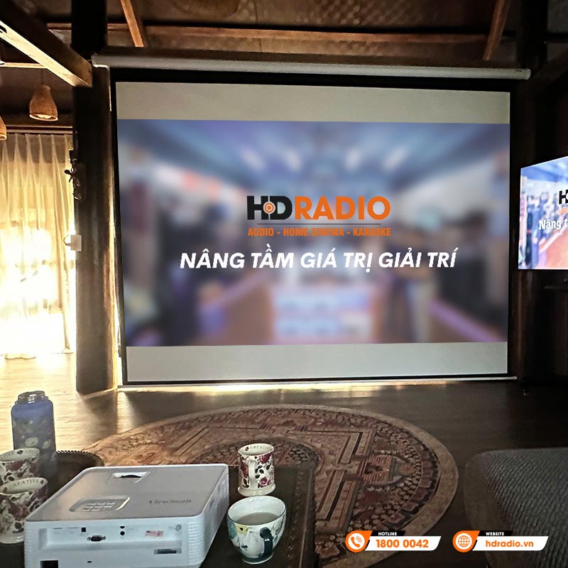 Lắp đặt Hệ thống âm thanh trình chiếu cao cấp cho Mật Retreat