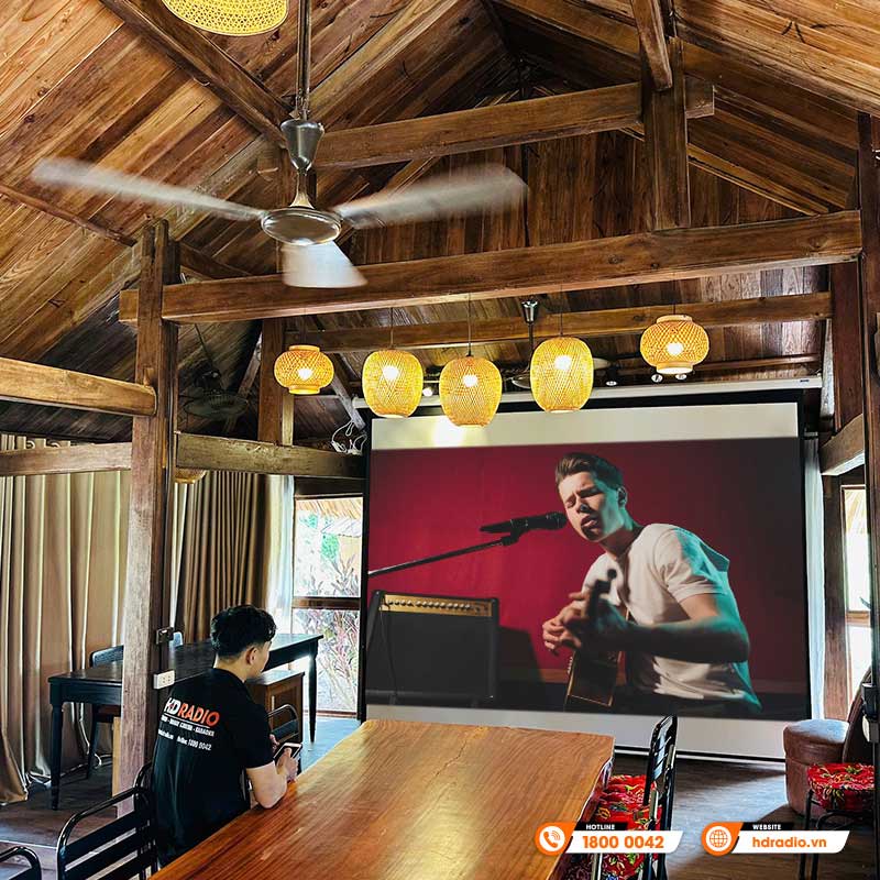 Lắp đặt Hệ thống âm thanh trình chiếu cao cấp cho Mật Retreat