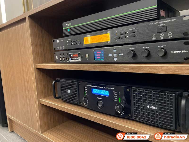 Lắp đặt hệ thống dàn karaoke cao cấp trị giá hơn 108 triệu đồng cho anh Nam
