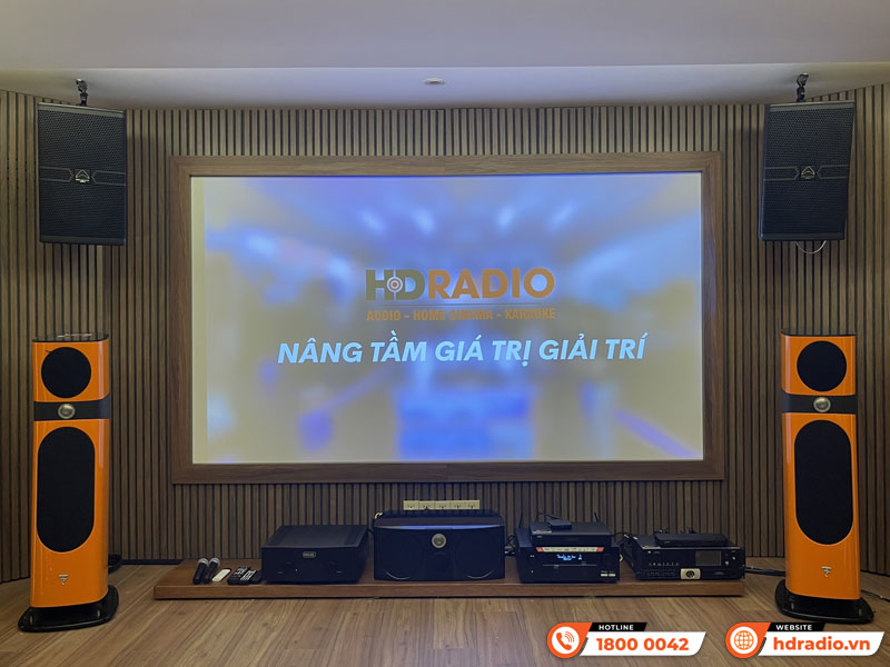 Lắp đặt hệ thống giải trí tổng hợp trị giá hơn 335 triệu đồng cho anh Tuấn ở Quận Tây Hồ, Hà Nội