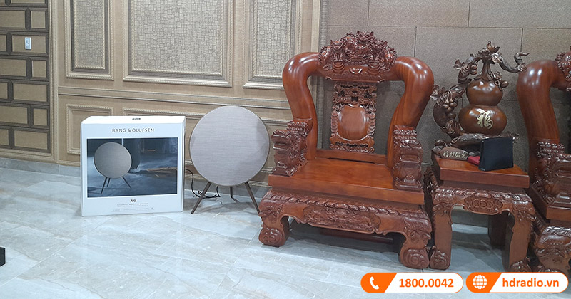 Lắp đặt hệ thống loa B&O Beoplay A9 MK4 SE trị giá gần 100 triệu đồng cho anh Quang ở Bình Thạnh, Hồ Chí Minh