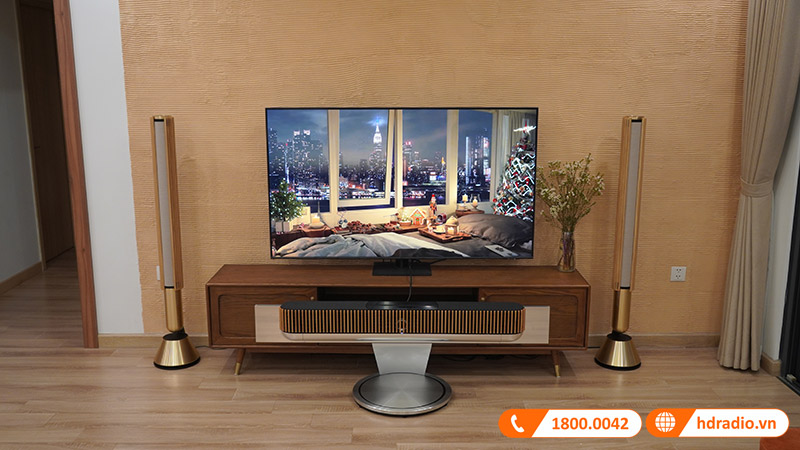 Lắp đặt hệ thống loa B&O đỉnh cao trị giá hơn 800 triệu đồng cho chị Nhung ở Kim Ngưu