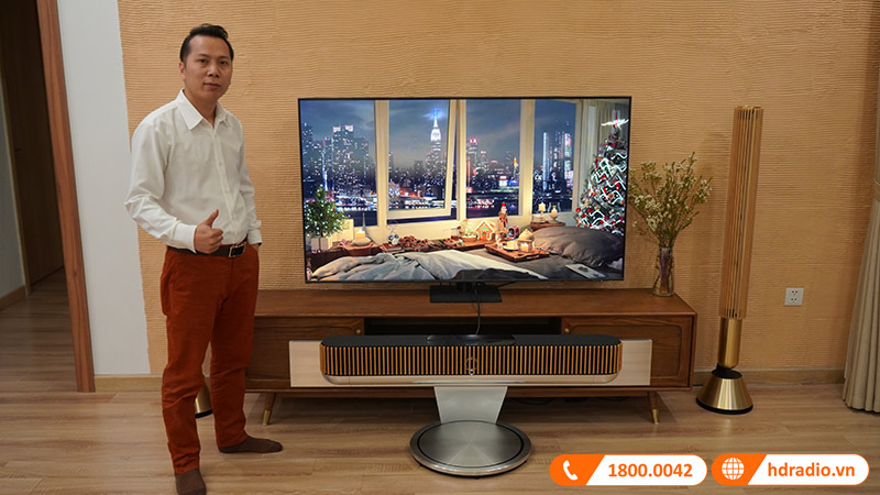 Lắp đặt hệ thống loa B&O đỉnh cao trị giá hơn 800 triệu đồng cho chị Nhung ở Kim Ngưu