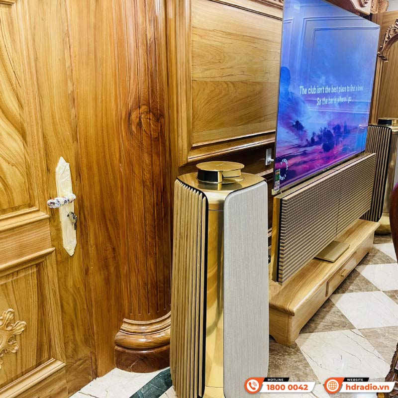 Hệ thống loa nghe nhạc đẳng cấp của anh Ngọc 