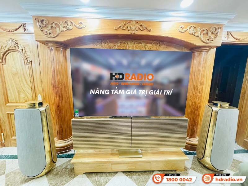 Hệ thống loa nghe nhạc đẳng cấp của anh Ngọc 