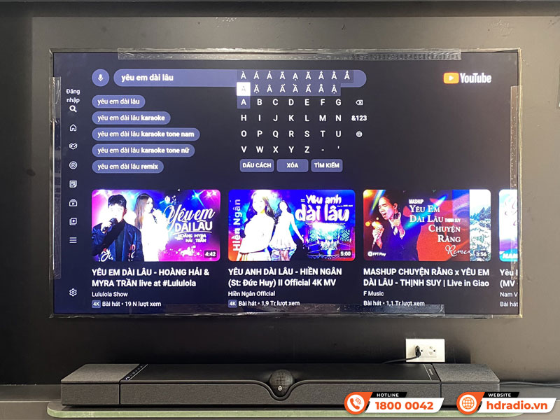 Lắp đặt Hệ thống loa nghe nhạc và hát Karaoke cao cấp trị giá hơn 69 triệu đồng cho anh Nghĩa