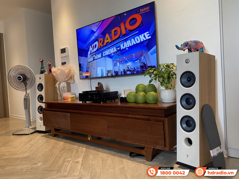 Lắp đặt hệ thống nghe nhạc cực hay trị giá hơn 62 triệu đồng cho chị Hương