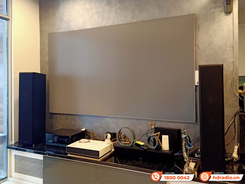 Lắp đặt hệ thống nghe nhạc, xem phim cực hay cho anh Thiện ở Quận Bình Thạnh