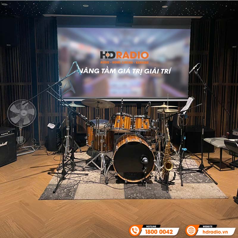 Lắp đặt hệ thống phòng chiếu phim cao cấp cho chú Tuấn ở Quận Nam Từ Liêm, Hà Nội