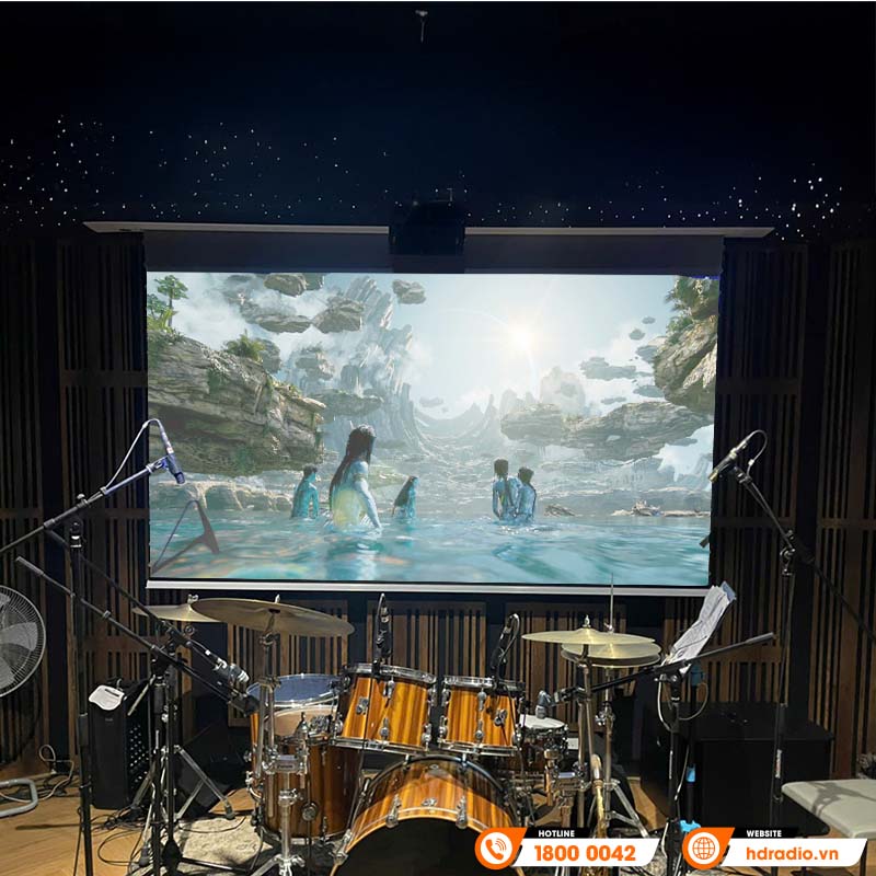 Lắp đặt hệ thống phòng chiếu phim cao cấp cho chú Tuấn ở Quận Nam Từ Liêm, Hà Nội