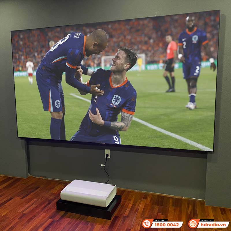 Màn chiếu treo tường Grandview PE-L120(16:9) DY5, 120 inch, Máy Chiếu Gần, Siêu Gần-4