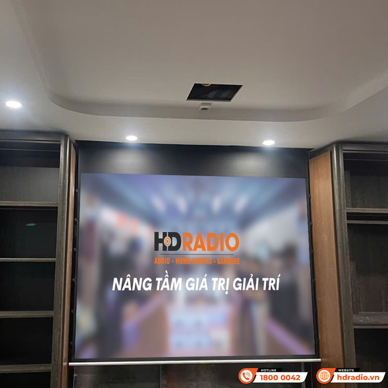 Lắp đặt hệ thống trình chiếu chất lượng cho anh Khoa