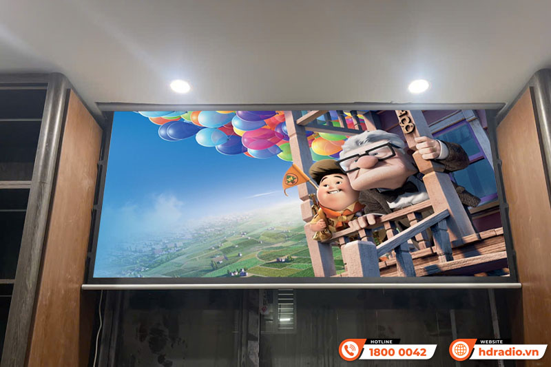 Lắp đặt hệ thống trình chiếu chất lượng cho anh Khoa