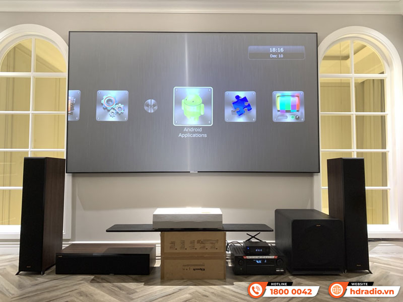 Lắp đặt hệ thống xem phim, nghe nhạc cao cấp hơn 234 triệu cho anh Huy ở Thanh Hóa