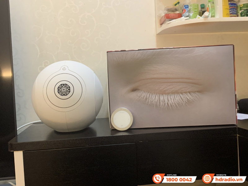 Lắp đặt loa Devialet Phantom I 108dB cho anh Phước