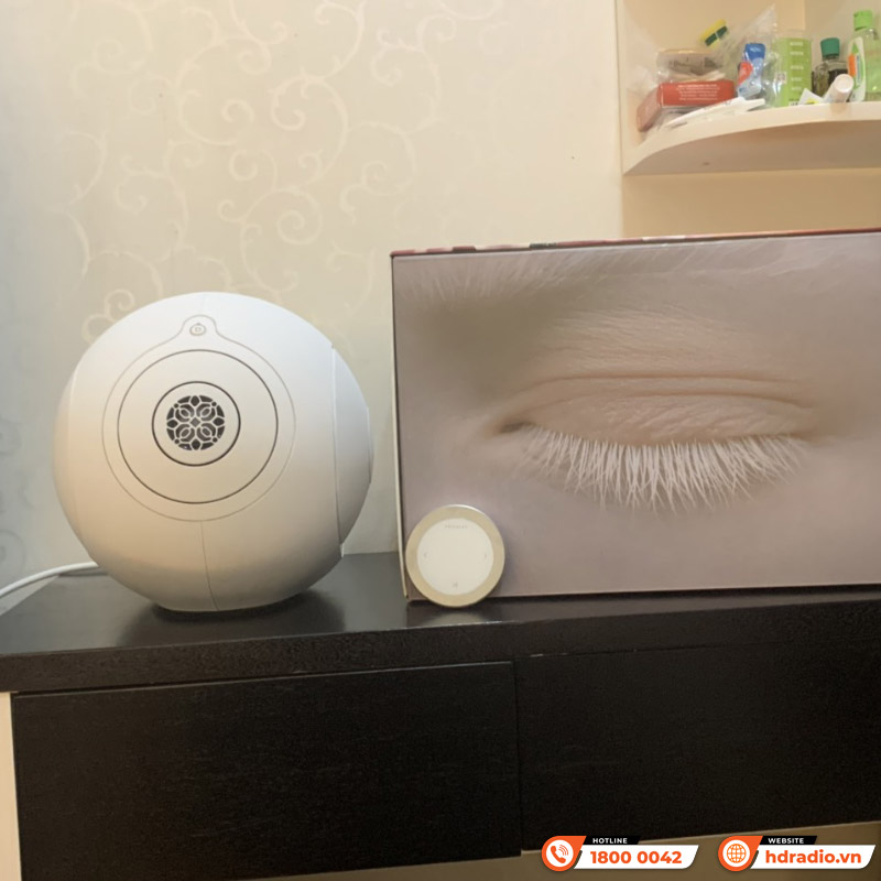 Lắp đặt loa Devialet Phantom I 108dB cho anh Phước