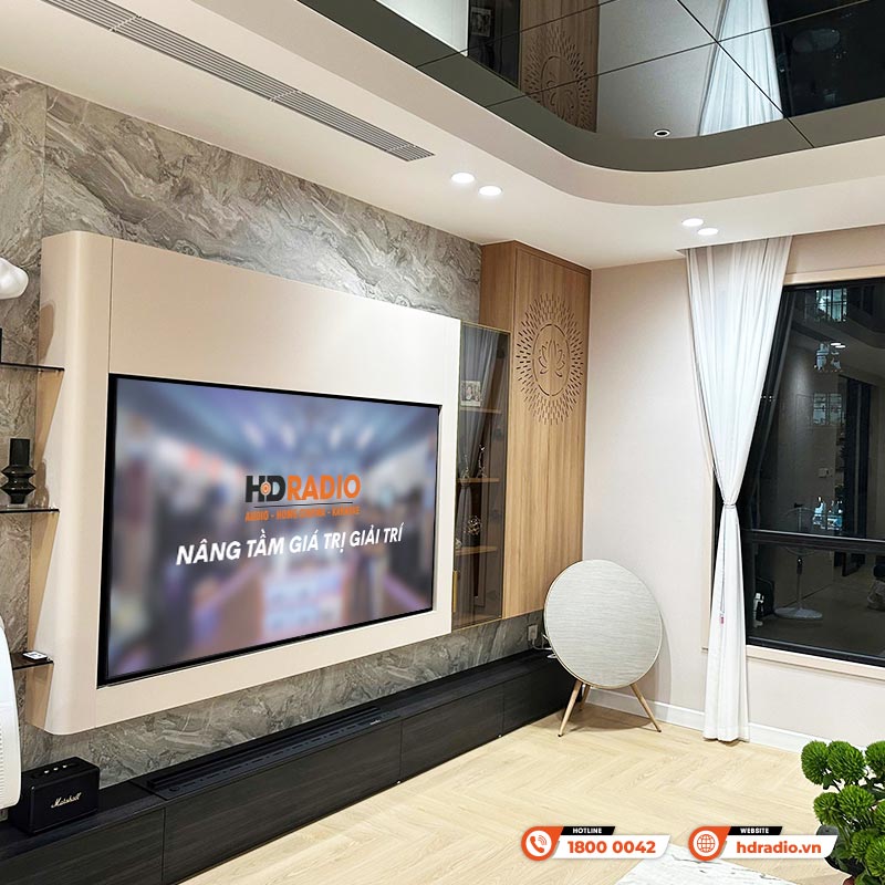 Lắp đặt Loa B&O Beosound A9 MK5 cao cấp trị giá 131 triệu đồng cho chị Tú ở Hà Nội