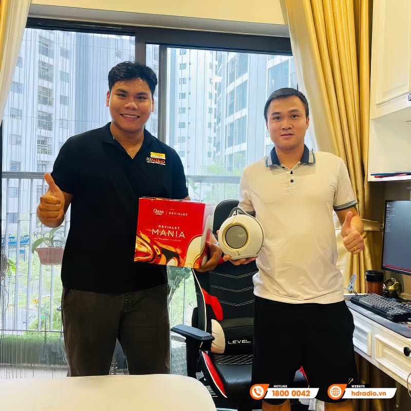 Loa Devialet Mania Opera de Paris (Bản đặc biệt mạ vàng) Pin 10 giờ, Công suất 176W, Bluetooth 5.0, Wifi, Chống Nước IPX4, Kèm Dock Sạc-3