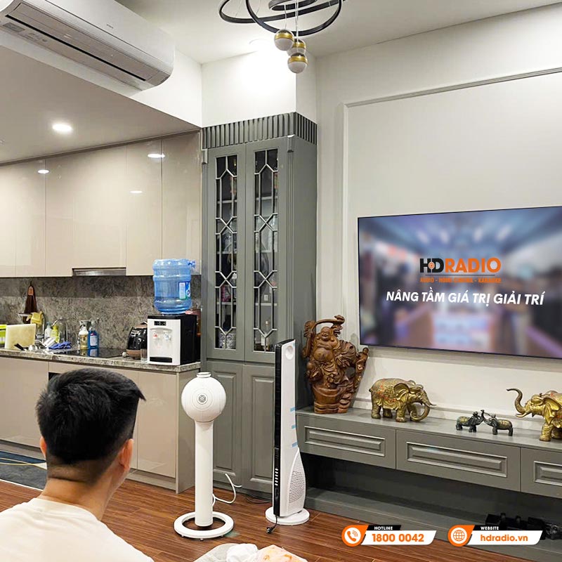 Chân loa DEVIALET Tree (Made in France - Dùng Cho Loa Devialet Phantom I) White, Black Matte-12