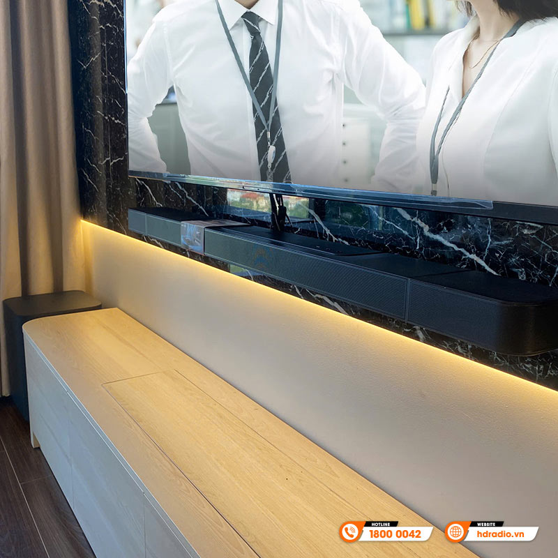 Lắp đặt Bộ Loa JBL Bar 1000 cho anh Hải ở Hà Nội