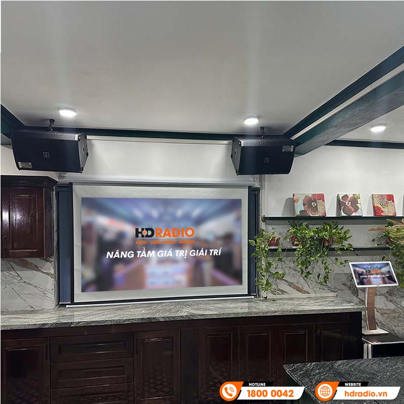 Hệ thống âm thanh giải trí tổng hợp cao cấp của anh Tuấn