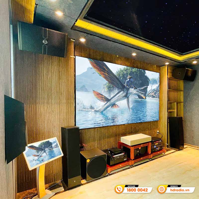 Lắp đặt Phòng giải trí tổng hợp cao cấp cho chị Hải