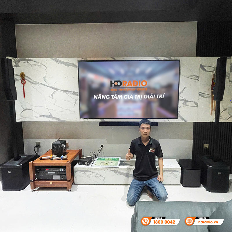 Lắp đặt phòng giải trí tổng hợp đẳng cấp cho anh Thế Anh