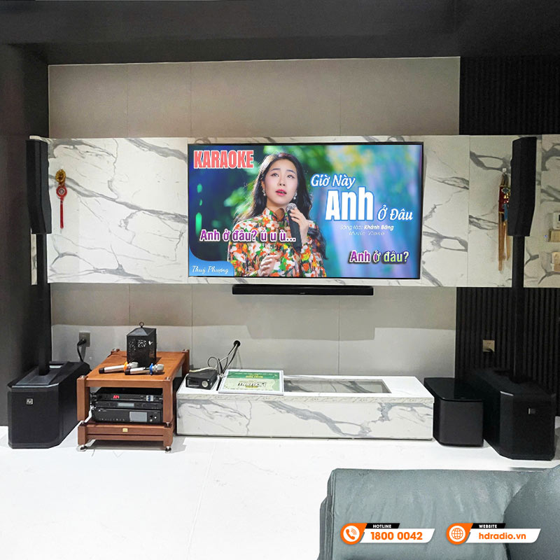 Lắp đặt phòng giải trí tổng hợp đẳng cấp cho anh Thế Anh