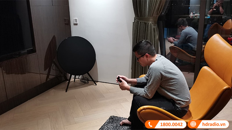 Lắp đặt loa B&O Beoplay A9 Black G4 GVA trị giá gần 80 triệu đồng cho anh Hiếu ở quận Tây Hồ, Hà Nội Lắp đặt loa B&O Beoplay A9 Black G4 GVA trị giá gần 80 triệu đồng cho anh Hiếu ở quận Tây Hồ, Hà Nội