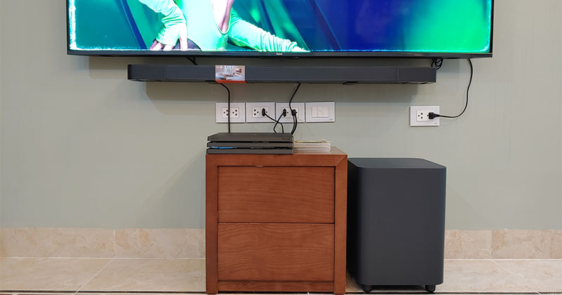 Lắp đặt thành công Loa Soundbar JBL Bar 1000 trị giá hơn 22 triệu đồng cho anh Việt ở Bắc Từ Liêm - Hà Nội