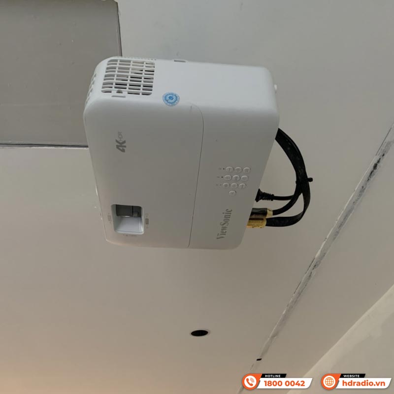 Lắp đặt máy Chiếu 4K Viewsonic PX701-4K cho anh Bình Lắp đặt máy Chiếu 4K Viewsonic PX701-4K cho anh Bình
