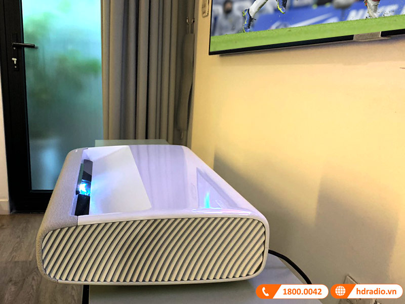 Lắp đặt hệ thống Máy Chiếu, Màn Chiếu Cao Cấp hơn 100 triệu để phục vụ World Cup 2022 Cho Anh Thông ở Hà Nội 