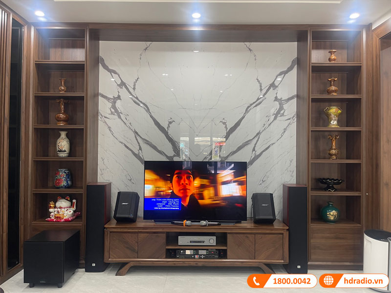 Dàn Nghe Nhạc và Hát Karaoke JBL NK17 (JBL Studio 680 + Cambridge CXA61 + Micro + Vang Số)-6