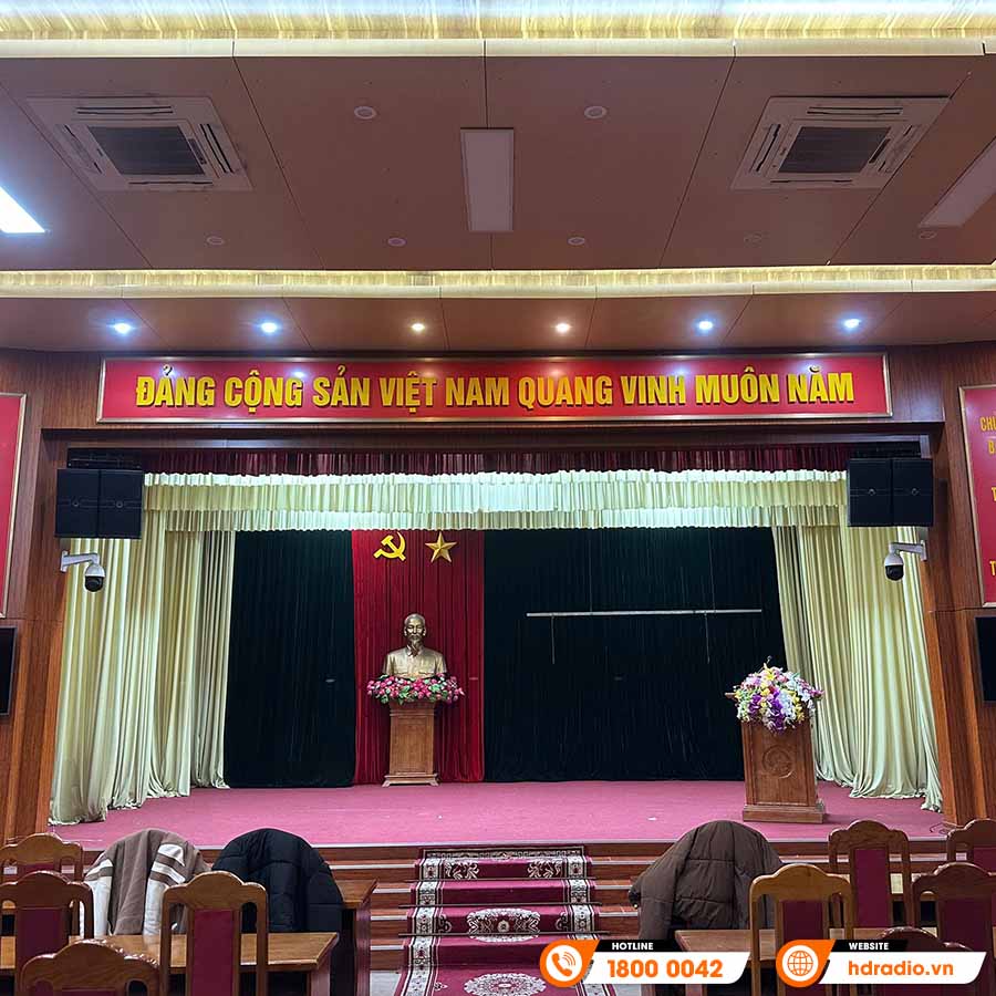 Hệ thống âm thanh hội trường tại Trung tâm Kỹ Thuật Thông Tin CNC