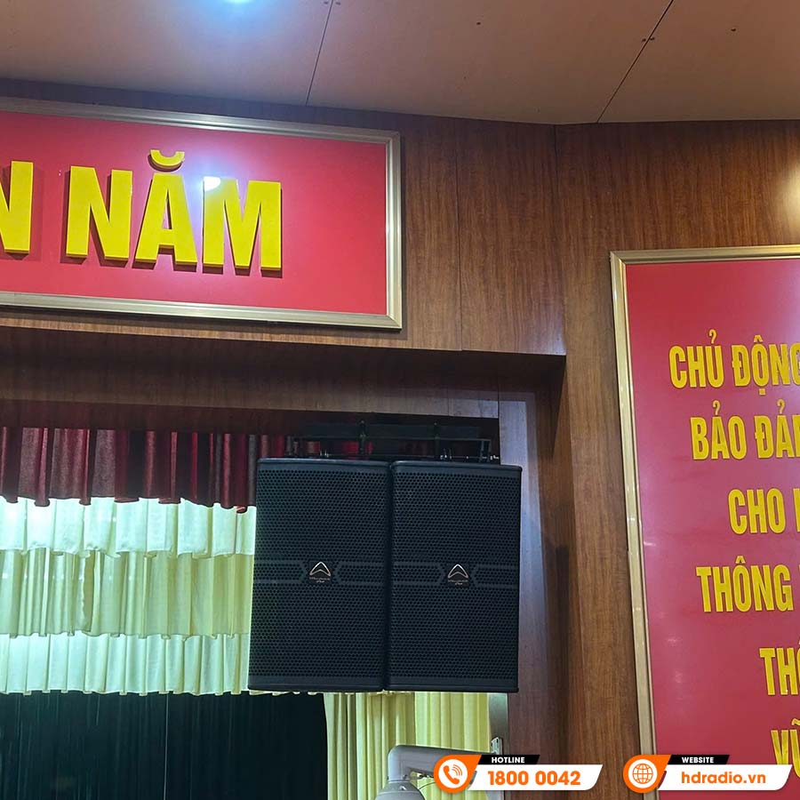 Hệ thống âm thanh hội trường tại Trung tâm Kỹ Thuật Thông Tin CNC